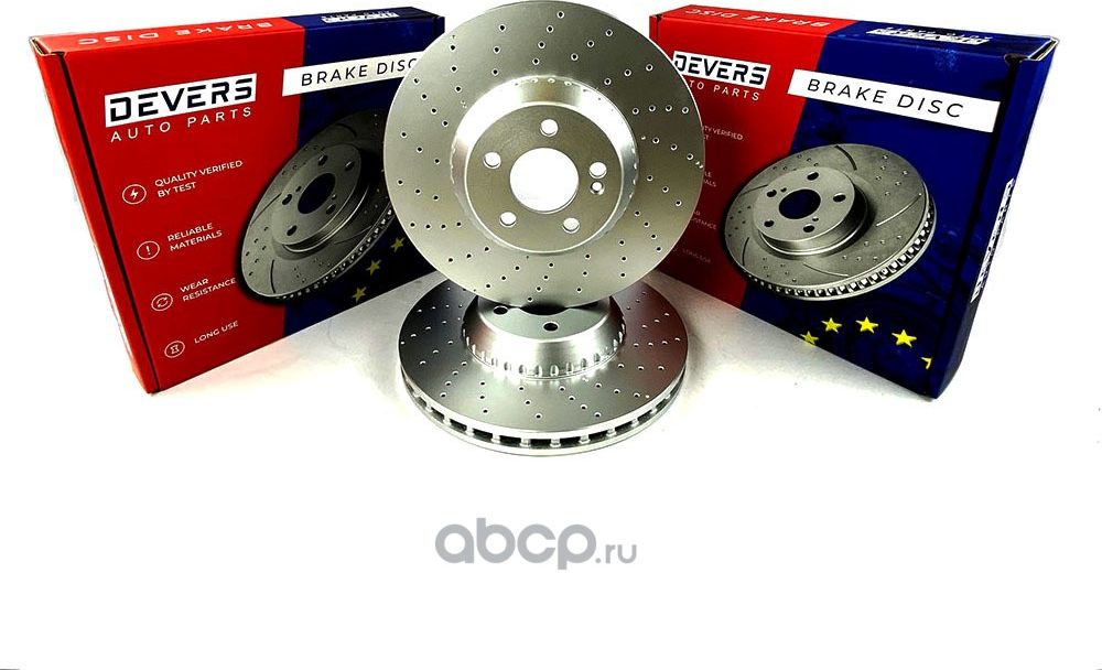 Диск тормозной передний перфорированный Mercedes S-class W222 C217, 022689979 (Devers). Артикул 022689979