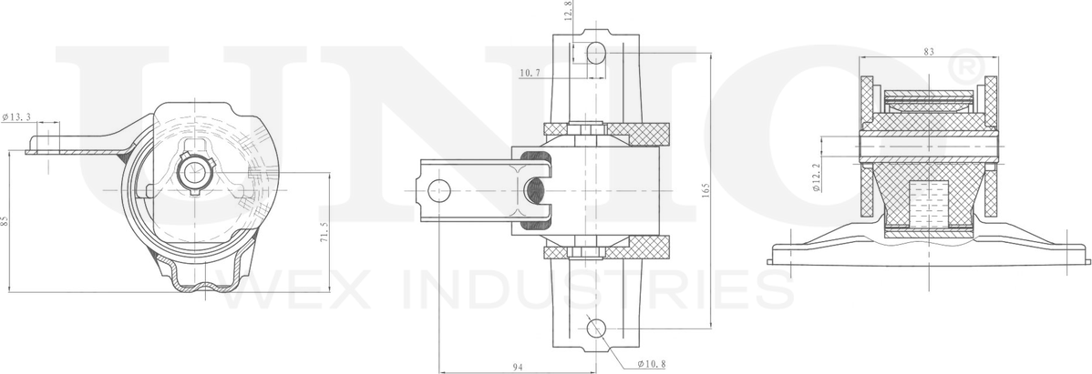 Опора двигателя (Unio). Артикул RMP-15074