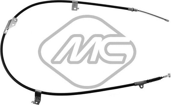 Трос ручника (тросик ручного тормоза) Metalcaucho задний левый для Nissan Primera P11 1996-2002. Артикул 82320