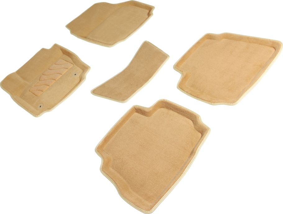 Коврики Seintex 3D ворсовые для салона Ford Modeo IV 2010-2014 Бежевые. Артикул 87994