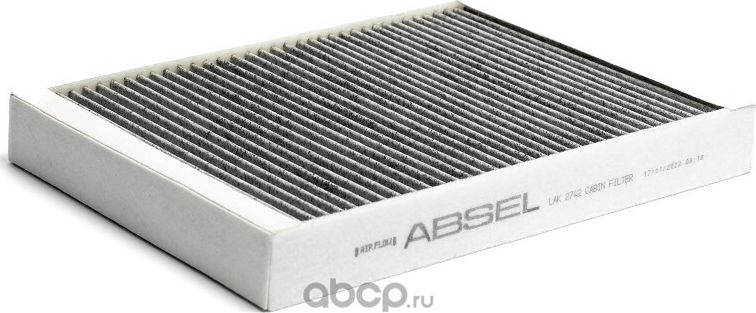 Фильтр салонный угольный (Absel). Артикул LAK2742