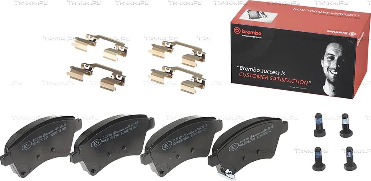 Тормозные колодки Brembo PRIME LINE. Артикул P 23 105