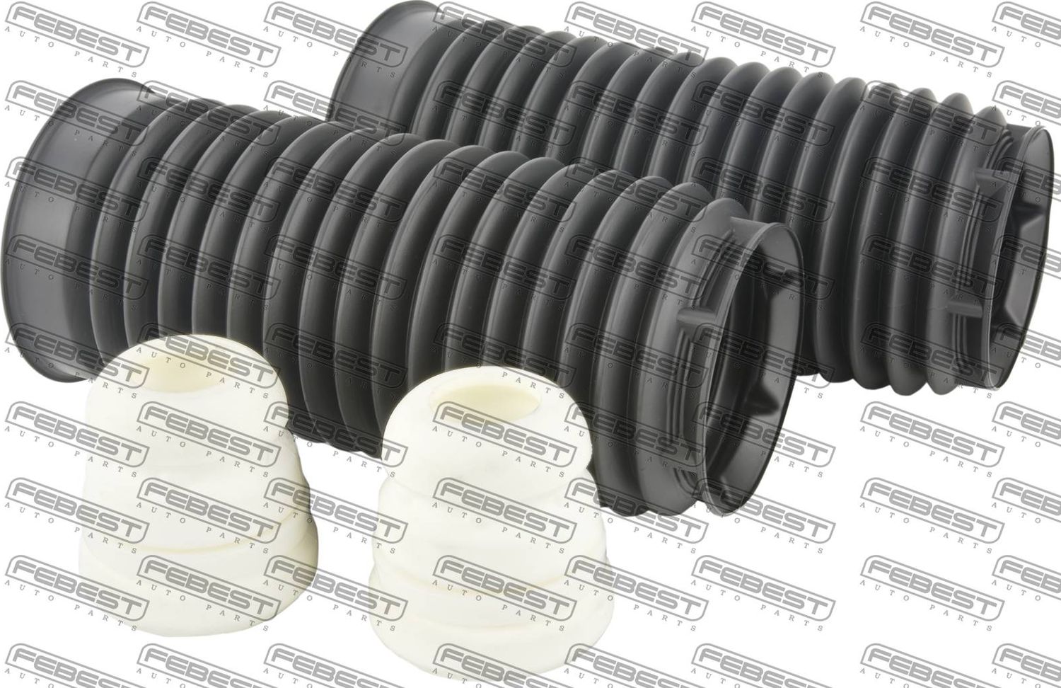 Комплект отбойников и пыльников амортизаторов (стоек) Febest. Артикул BZSHB-246F-KIT