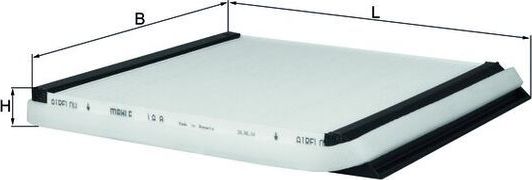 Салонный фильтр Mahle. Артикул LA 8