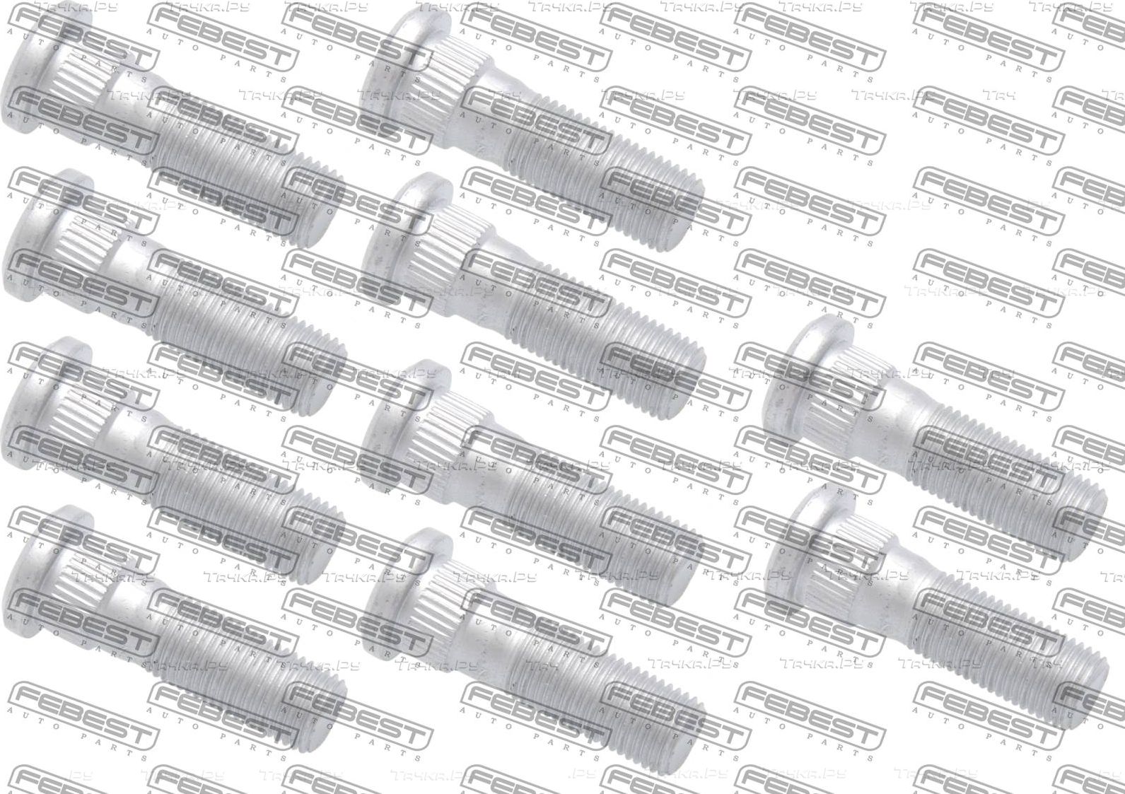 Шпилька колеса Febest для Nissan Maxima J30 1992-1994. Артикул 0284-001-PCS10