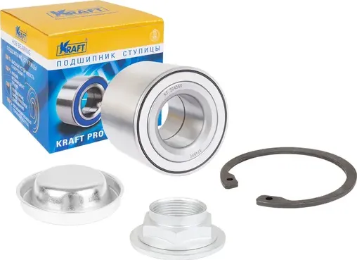Подшипник ступицы заднего колеса, комплект Citroen C3 II (09-) 1.0-1.6 (Kraft). Артикул KT204560