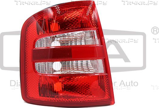 Фонарь задний DPA левый для Skoda Fabia I 1999-2008. Артикул 89450213302