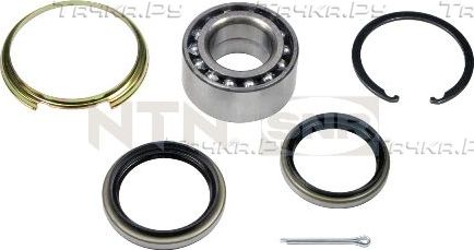 Ступичный подшипник (комплект) NTN / SNR передний для Toyota Corolla E100 1992-1997. Артикул R169.37