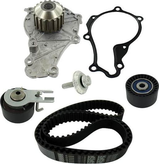 Помпа (водяной насос) с комплектом ремня ГРМ SKF. Артикул VKMC 03259