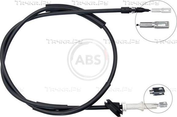 Трос ручника (тросик ручного тормоза) ABS. Артикул K14021