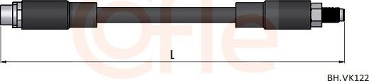 Тормозной шланг Cofle. Артикул 92.BH.VK122