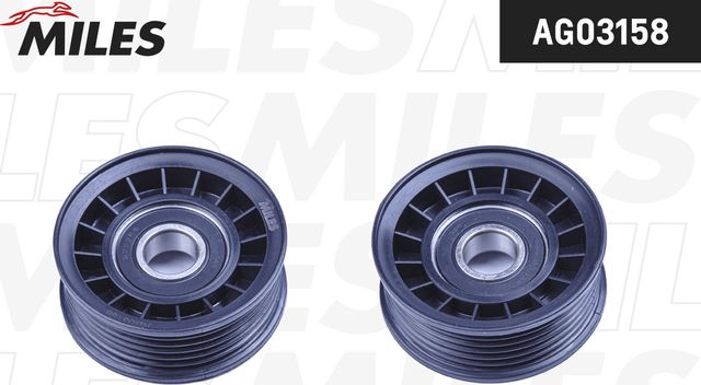 Натяжной ролик (натяжитель) приводного ремня Miles. Артикул AG03158