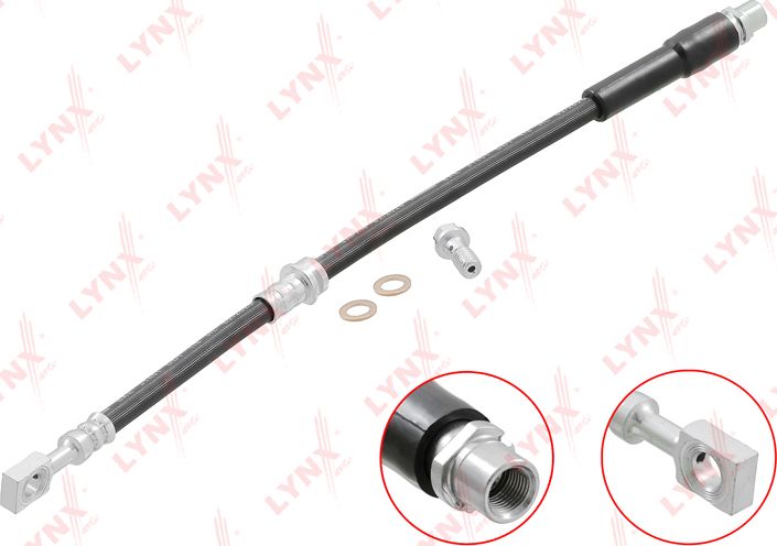 Тормозной шланг LYNXauto. Артикул BL-4433