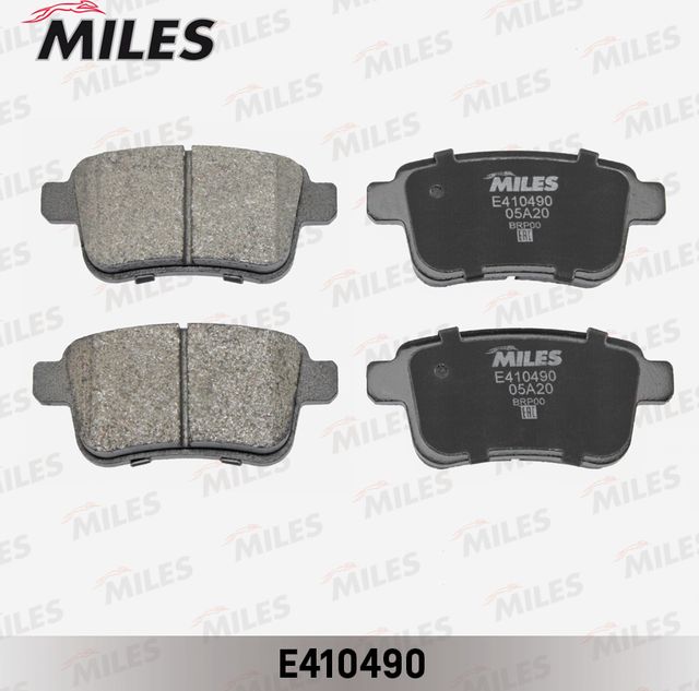 Тормозные колодки Miles (Low-Metallic). Артикул E410490