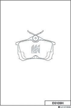 Тормозные колодки MK Kashiyama. Артикул D5109H