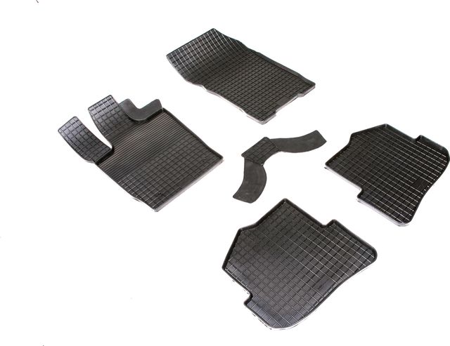 Коврики резиновые Seintex с узором сетка для салона Audi A1 2010-2026. Артикул 85467