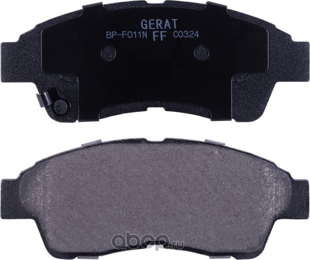 Тормозные колодки Gerat BP-F011N (передние) Normal Gerat. Артикул BPF011N