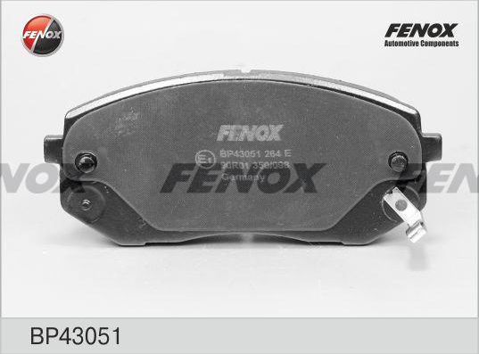 Тормозные колодки Fenox. Артикул BP43051
