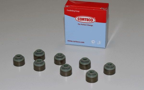 К-т сальников клапанов 8 шт.MAZDA 323, 626 94-04 Corteco (FPM (Fluor-Kautschuk)). Артикул 19020624