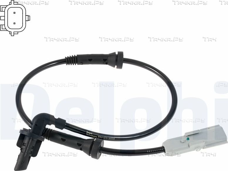 Датчик ABS Delphi для Renault Logan II 2011-2026. Артикул SS21270-12B1