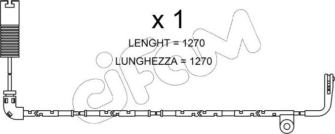 Датчик износа тормозных колодок  Metelli. Артикул SU.254