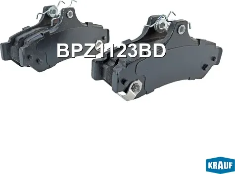 Колодки тормозные дисковые Krauf. Артикул BPZ1123BD