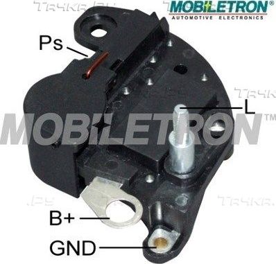 Реле-регулятор напряжения генератора Mobiletron для Fiat Panda II 2003-2012. Артикул VR-F158