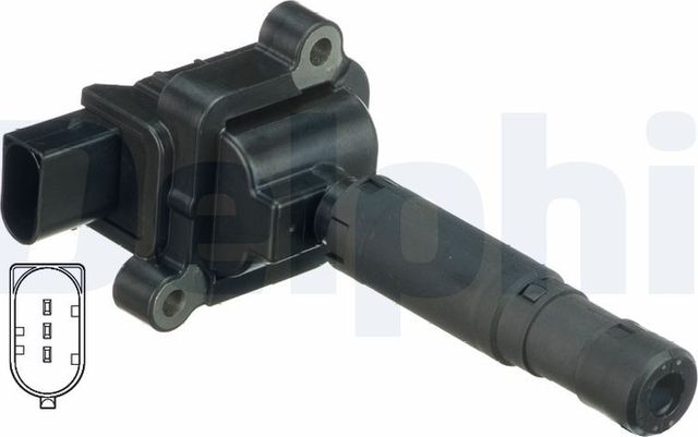 Катушка зажигания Delphi. Артикул GN10552-12B1