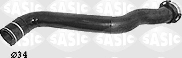 Патрубок радиатора (системы охлаждения) Sasic. Артикул SWH0424