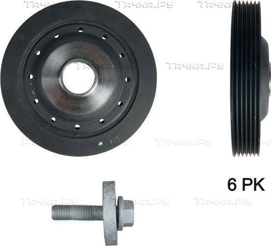 Шкив коленвала Gates DriveAlign® для Renault Symbol ll 2008-2012. Артикул TVD1113A