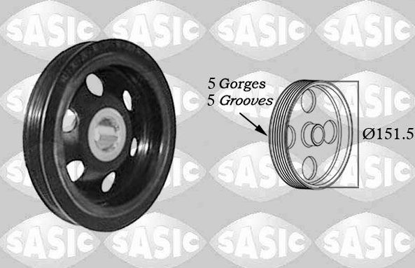 Шкив коленвала Sasic. Артикул 2156070