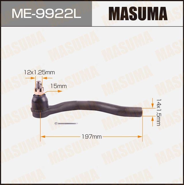 Наконечник рулевой тяги Masuma. Артикул ME-9922L