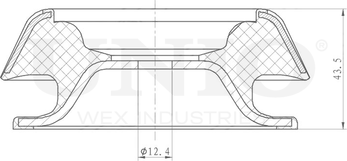 Опора амортизационной стойки (Unio). Артикул RMP-13012