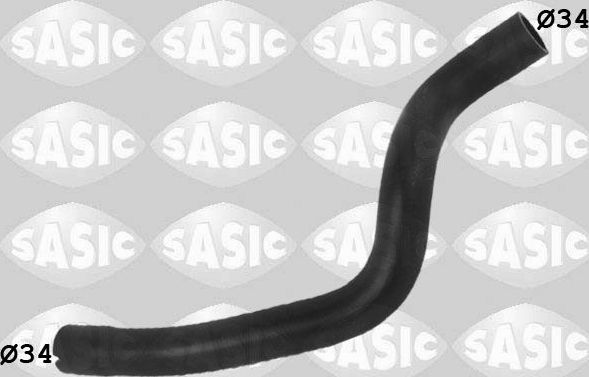 Патрубок радиатора (системы охлаждения) Sasic. Артикул 3406347