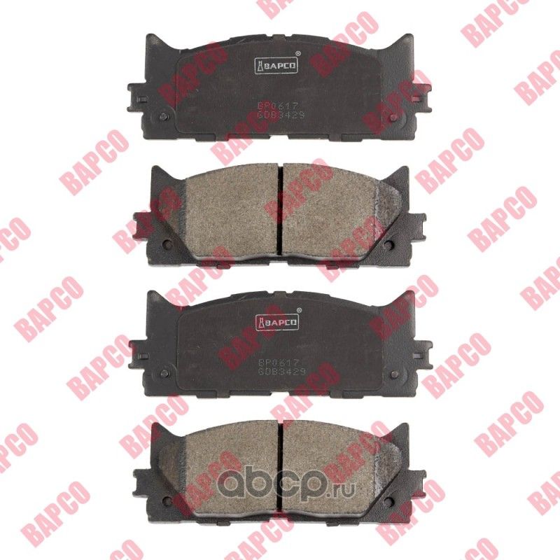 Колодки тормозные дисковые пер. LEXUS ES (_V4_) 3.5 TOYOTA CAMRY Salo (Bapco) Bapco. Артикул BP0617
