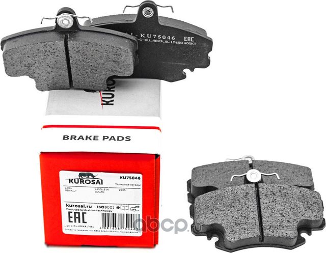 Колодки тормозные (Kurosai). Артикул KU75046