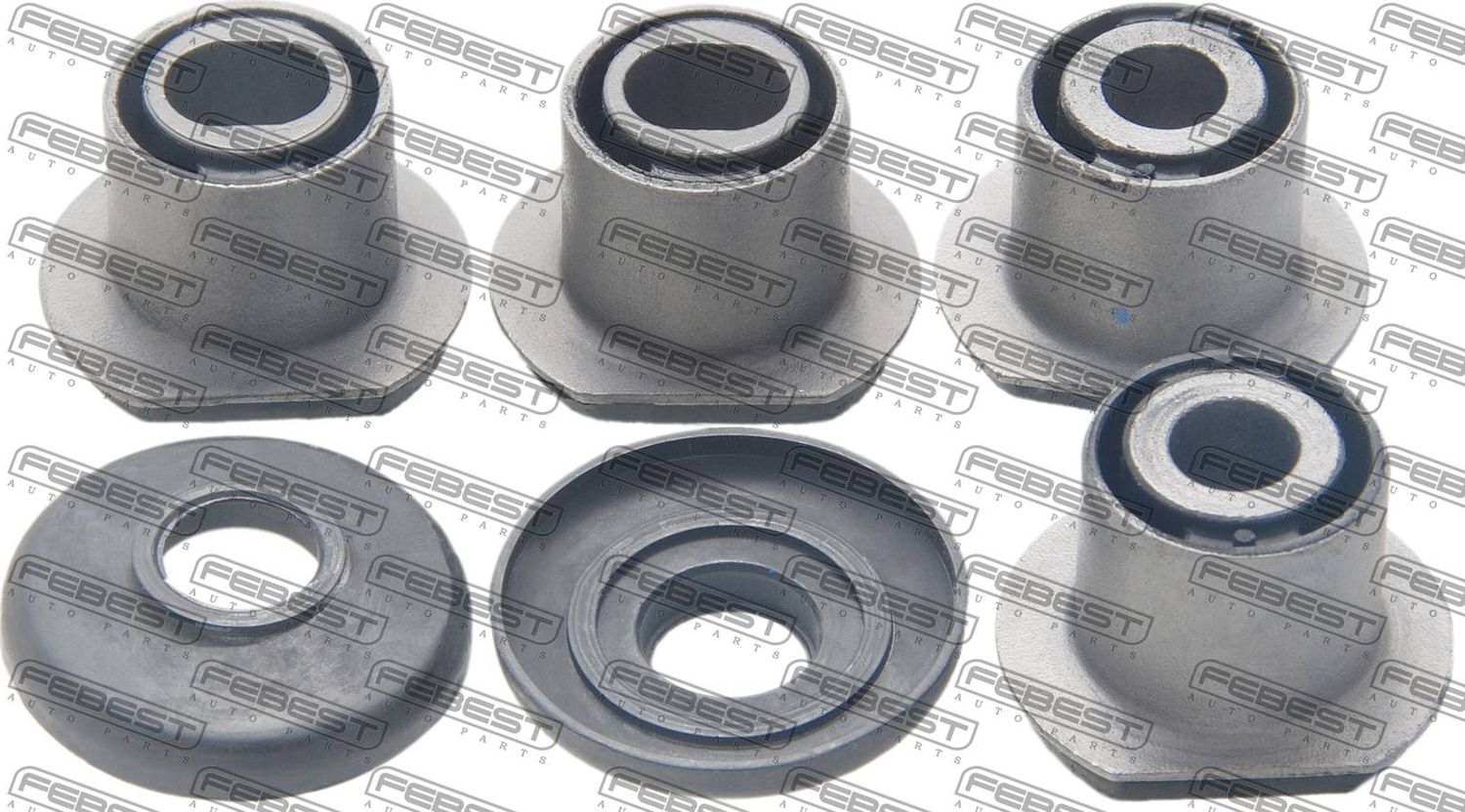 Сайлентблок рулевой рейки комплект Febest. Артикул TAB-KUN25-KIT