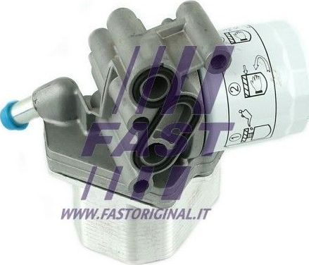 Радиатор масляный (маслоохладитель) для двигателя Fast. Артикул FT55206