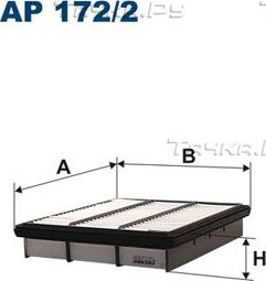 Воздушный фильтр Filtron. Артикул AP 172/2