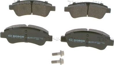 Тормозные колодки Bosch (Low-Metallic) передние для Opel Corsa F 2019-2026. Артикул 0 986 494 027