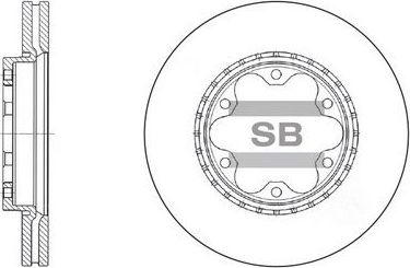 Тормозной диск Sangsin Hi-Q. Артикул SD4005
