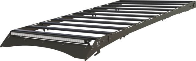 Экспедиционный багажник STC для Toyota Land Cruiser Prado 120 2002-2009 с балкой дальнего света. Артикул STC-TLCP120-TR-L1