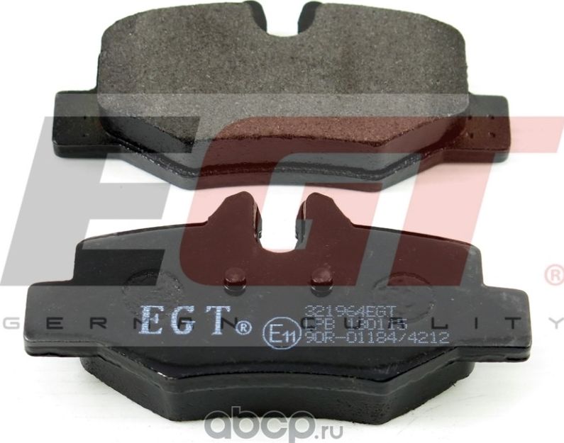 Колодки тормозные дисковые (EGT). Артикул 321964EGT