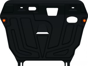 Защита Alfeco для картера и КПП Toyota Auris I E150 2007-2012. Артикул ALF.24.75 st