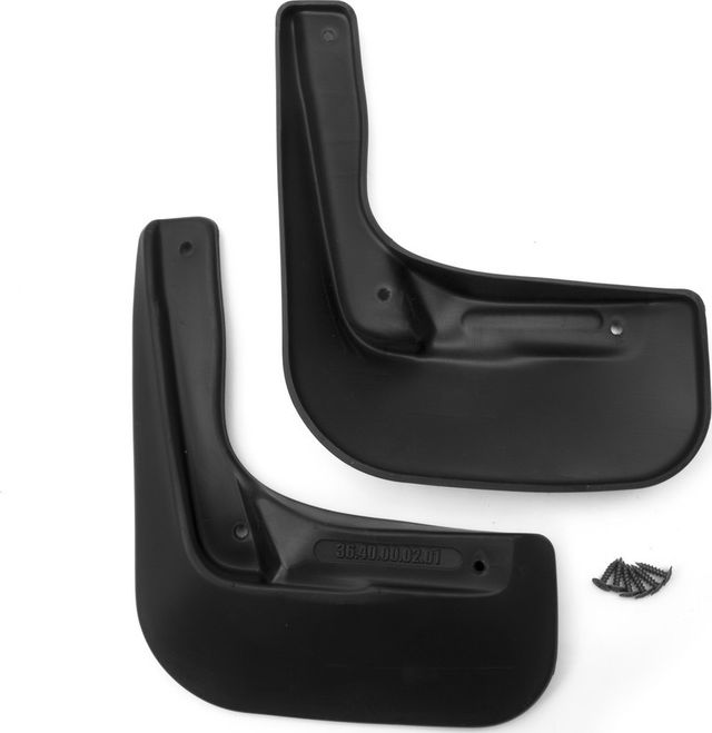Брызговики Frosch (в пакете) задняя пара для Nissan Almera G15 2012-2026. Артикул NLF.36.40.E10