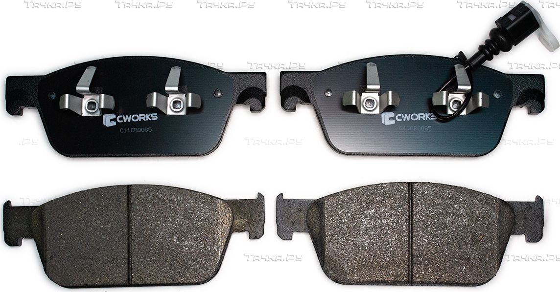 Тормозные колодки Cworks передние для Volkswagen Multivan T6 2015-2026. Артикул C11CR0085