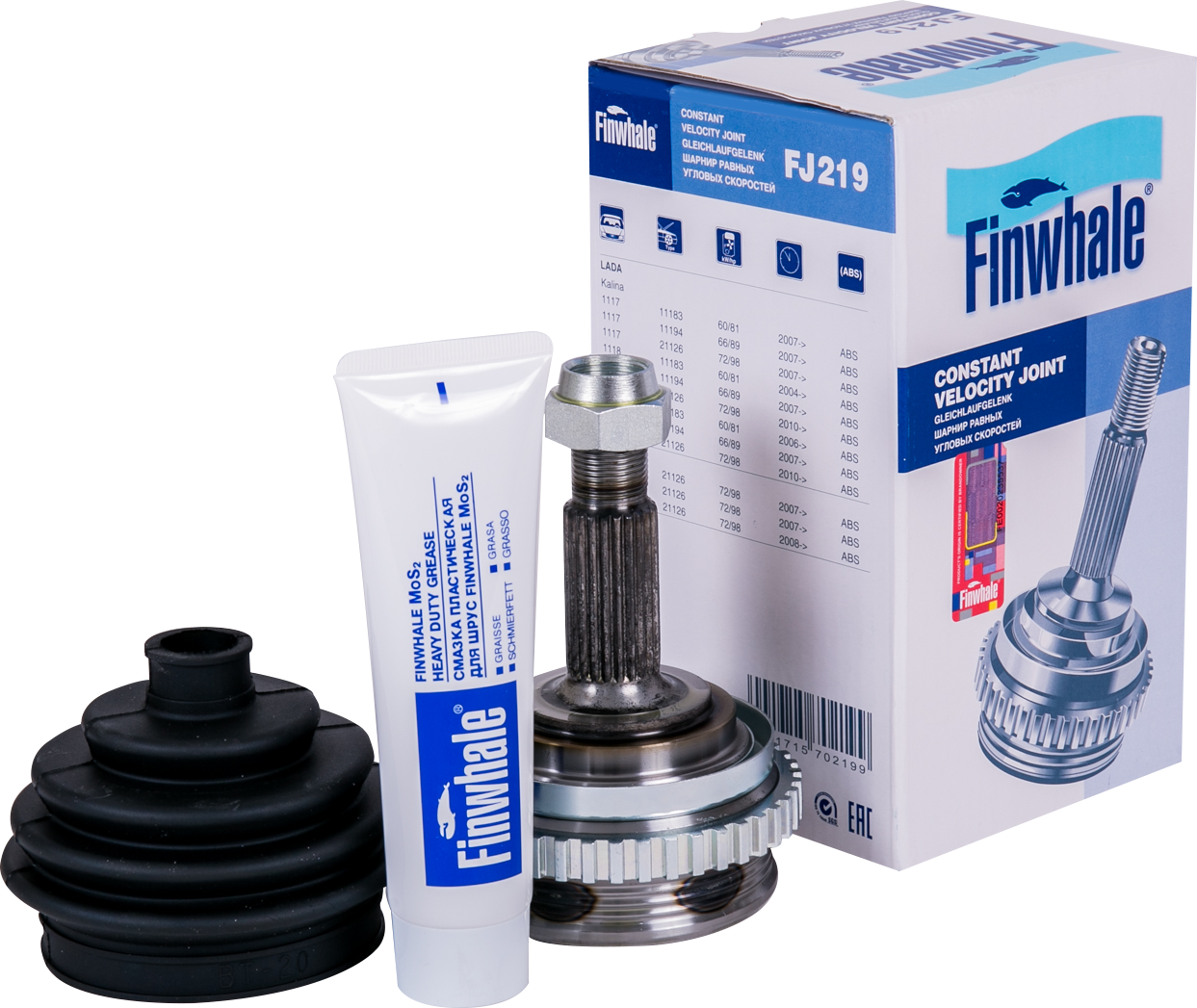 Шрус наружный (граната) Finwhale. Артикул FJ219