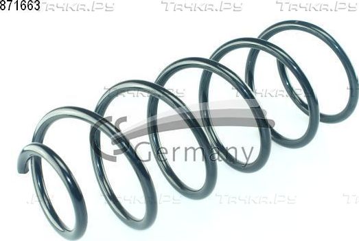 Пружина подвески CS-Germany передняя для Volvo XC70 I 1997-2007. Артикул 14.871.663