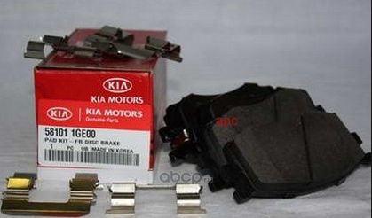 Тормозные колодки Hyundai / Kia для Kia Pride I 1990-2001. Артикул 581011GE00