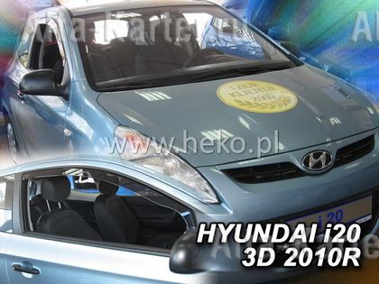 Дефлекторы Heko для окон Hyundai i20 3-дв. 2009-2014. Артикул 17260